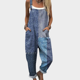 Bequeme Latzhose mit Print