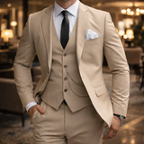 Der Silverwood Herren 3-teiliger Slim-Fit-Anzug – Sakko, Weste & Hose
