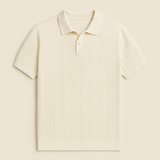 Herren-Poloshirt aus Baumwolle im Vintage-Stil