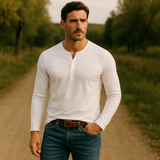 The Cromwell Herren-Langarmpolo aus Baumwolle