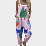 Bequemer Jumpsuit mit Print