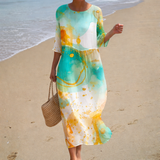 Langes, luftiges, elegantes und bequemes Kleid