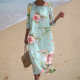 Langes, luftiges, elegantes und bequemes Kleid