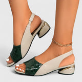 Penelope – Komfort-Sandalen in Lederoptik