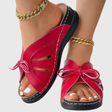 Darcy | Elegante Slip-on-Sandalen mit Schleife