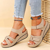 Sandy – Gepolsterte Keilsandalen