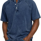 Pierre | Henley-Shirt im Vintage-Look