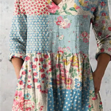 Estelle | Lange Bluse mit V-Ausschnitt