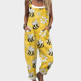 Bequemer Jumpsuit mit Print