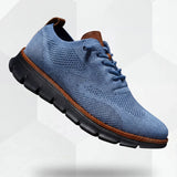 Leichter Mesh-Schuh in Blau-Schwarz