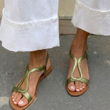 Ludovica Sommersandalen in Gold