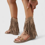 Eira | Elegante Sandalen mit Fransen