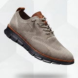 Leichter Mesh-Schuh in Khaki-Black