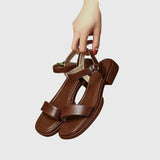Kaia | Bequeme Sandalen in Lederoptik