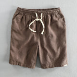 Die Rowley Leinenshorts – Shorts mit Tunnelzug für Herren