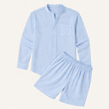 Das Algrave Leinen-Set – Sommer-Co-Ord für Herren