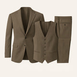 Der Silverwood Herren 3-teiliger Slim-Fit-Anzug – Sakko, Weste & Hose