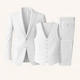 Der Silverwood Herren 3-teiliger Slim-Fit-Anzug – Sakko, Weste & Hose