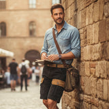 Die Brixton Herren-Cargoshorts im Vintage-Stil