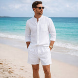 Das Algrave Leinen-Set – Sommer-Co-Ord für Herren