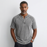 Nicolas | Henley-Shirt im Vintage-Look