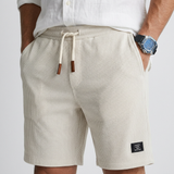 Malo – Legere Shorts aus strukturiertem Strick