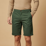 Die Roseland Herren-Sommershorts aus hochwertiger Baumwolle, ohne Bundfalten