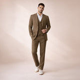 Der Silverwood Herren 3-teiliger Slim-Fit-Anzug – Sakko, Weste & Hose