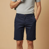 Die Roseland Herren-Sommershorts aus hochwertiger Baumwolle, ohne Bundfalten