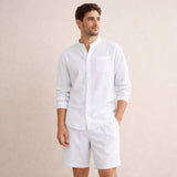Das Algrave Leinen-Set – Sommer-Co-Ord für Herren
