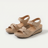 Sandy – Gepolsterte Keilsandalen